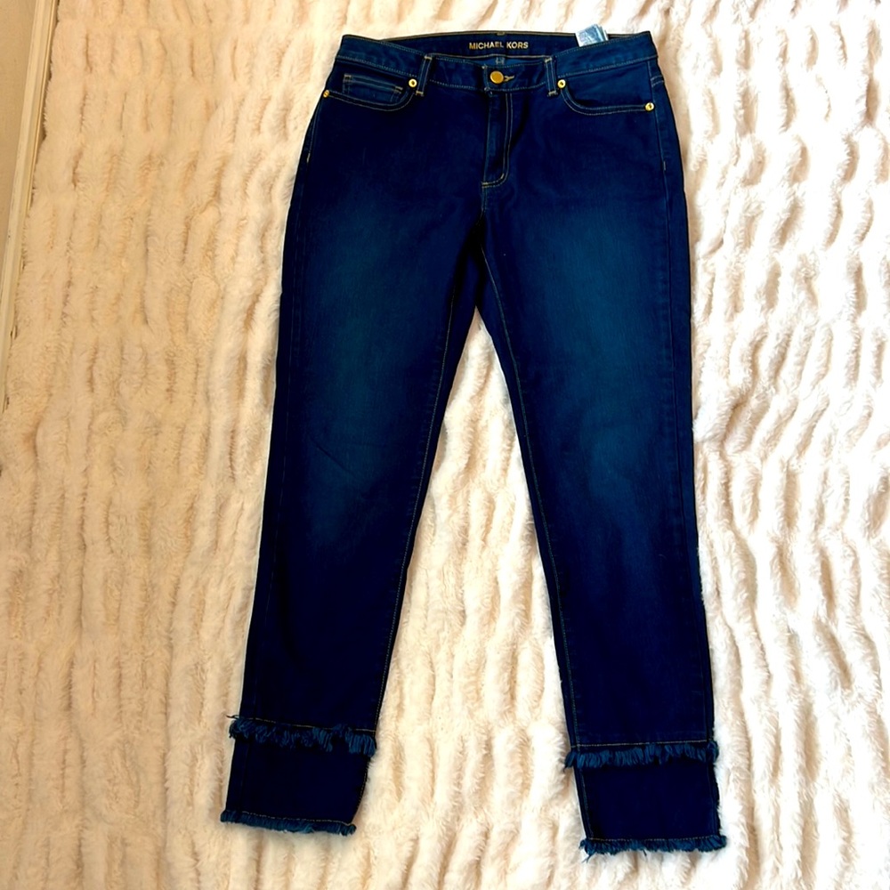 Michael Kors Izzy skinny cropped jeans